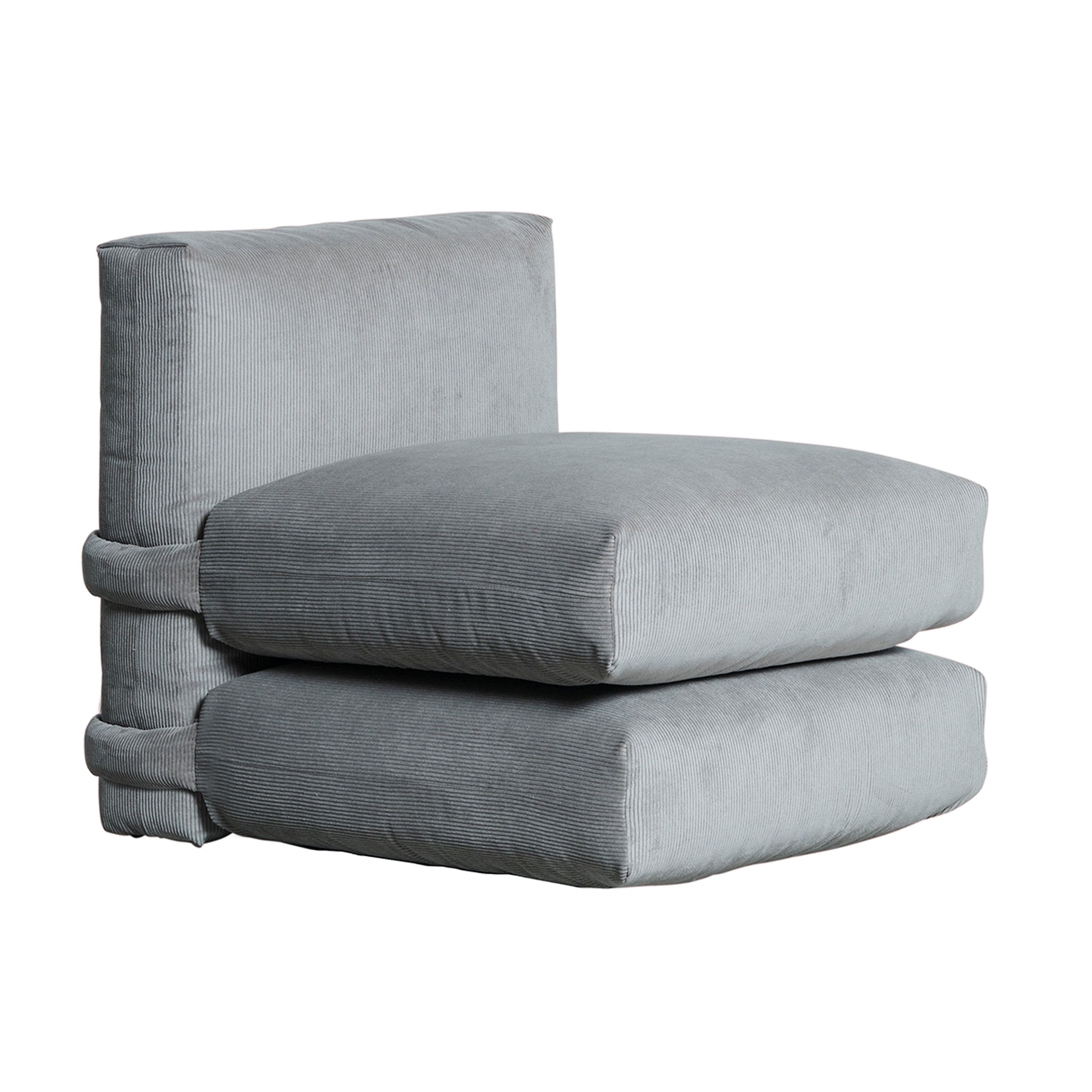 Pillow Modules Sofa: Fabric + Center