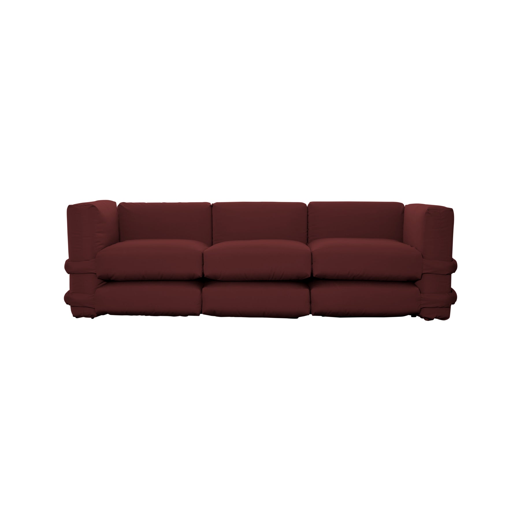 Pillow Modular Sofa: Fabric + Configuration 2