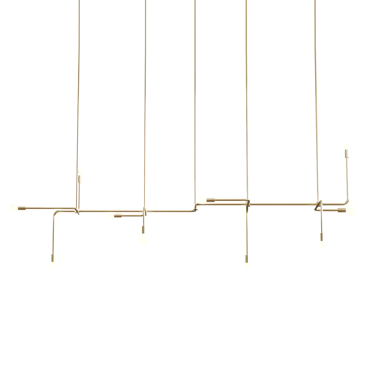 Beaubien 06 Suspension Lamp: Brass