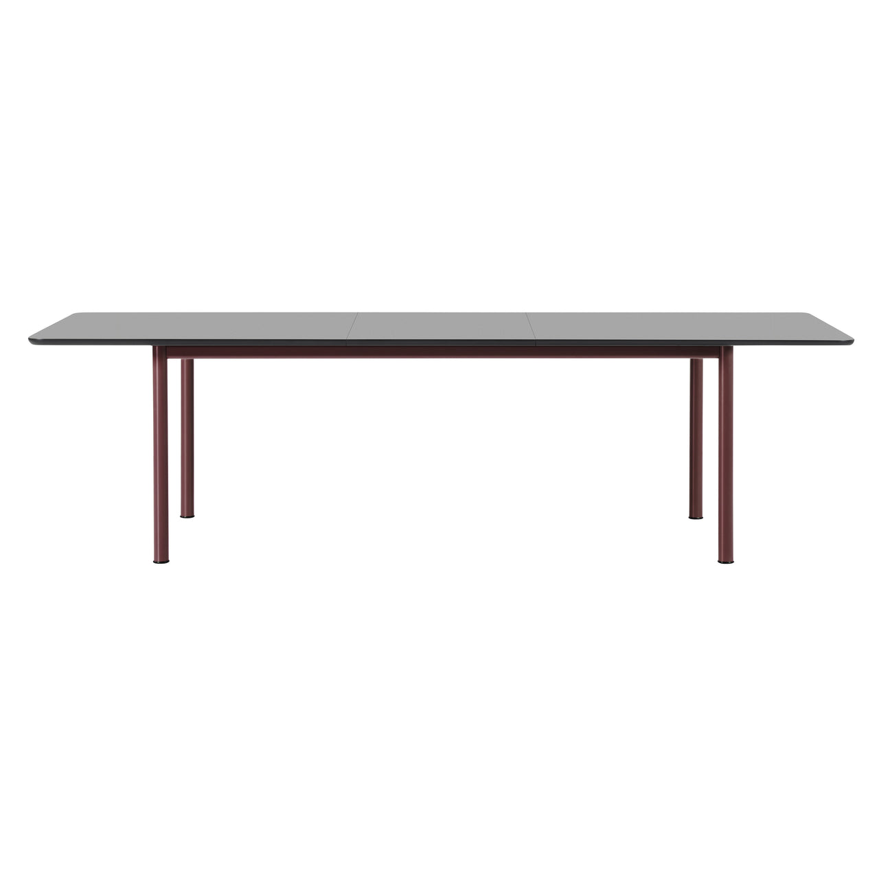Plan Table: Extendable + Black Laminate + Bordeaux