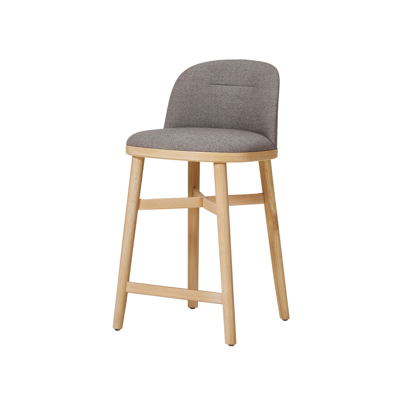 Bund Bar + Counter Chair: Counter + Natural Oak