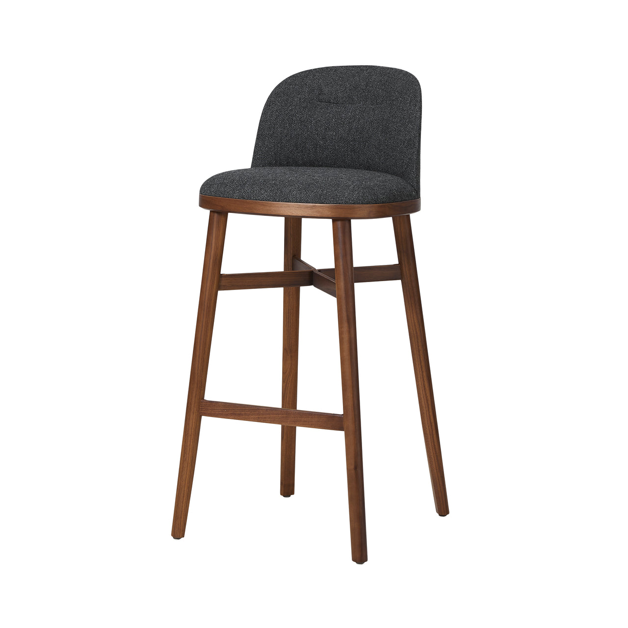 Bund Bar + Counter Chair: Bar + Natural Walnut