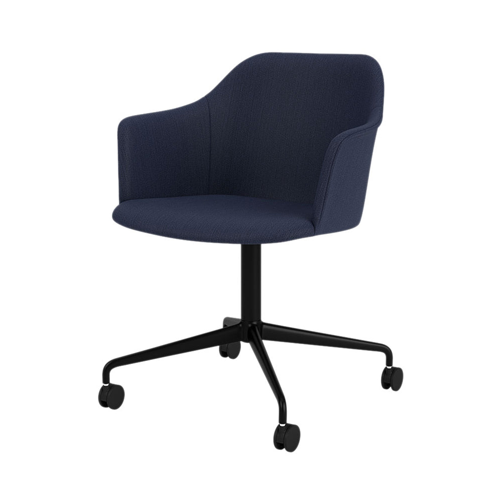 Rely Armchair HW52: Set of 4 + Black