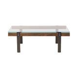 Beam Coffee Table: Rectangle + European Walnut