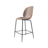 Beetle Bar + Counter Chair: Felt Glides + Counter + Sweet Pink + Black Matt