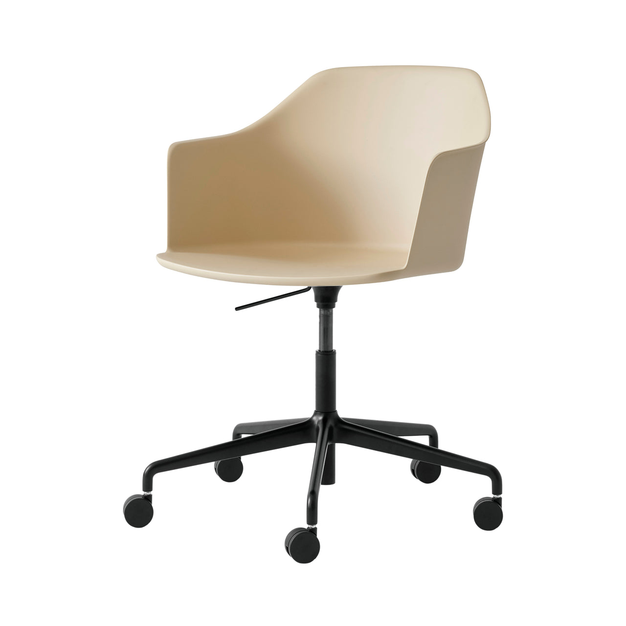 Rely Armchair HW53: Beige Sand + Black