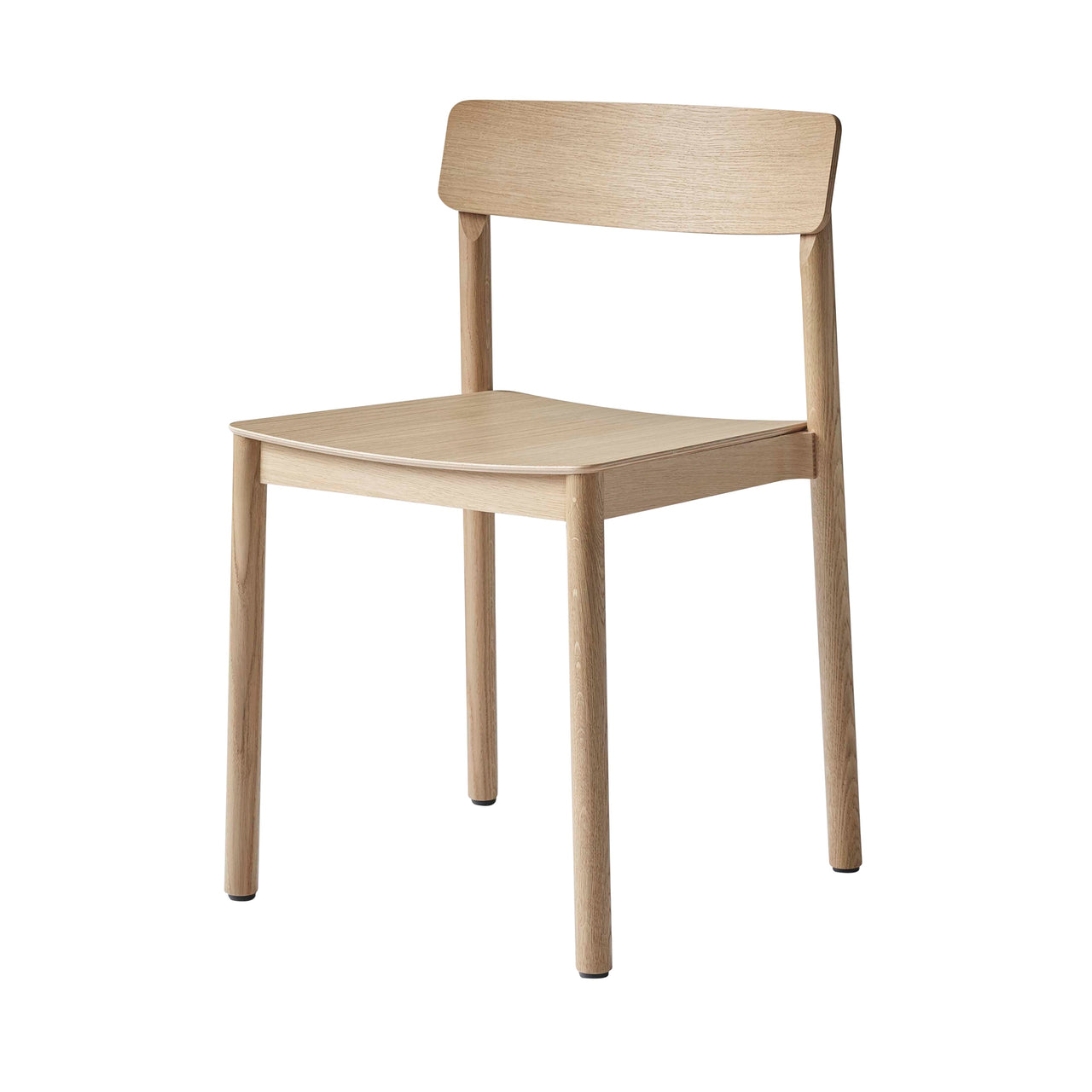 Betty Stacking Chair TK2: Set of 2 + Lacquered Solid Oak