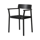 Betty Stacking Armchair TK9: Black Lacquered Ash + Black