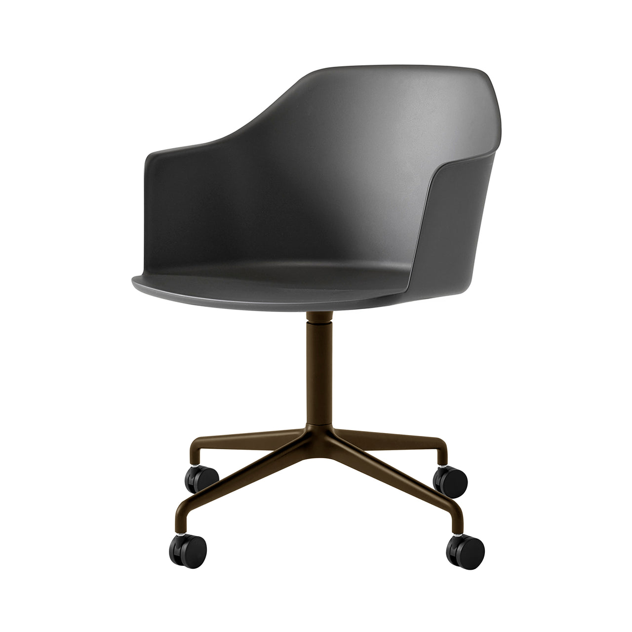 Rely Armchair HW48: Black + Bronze