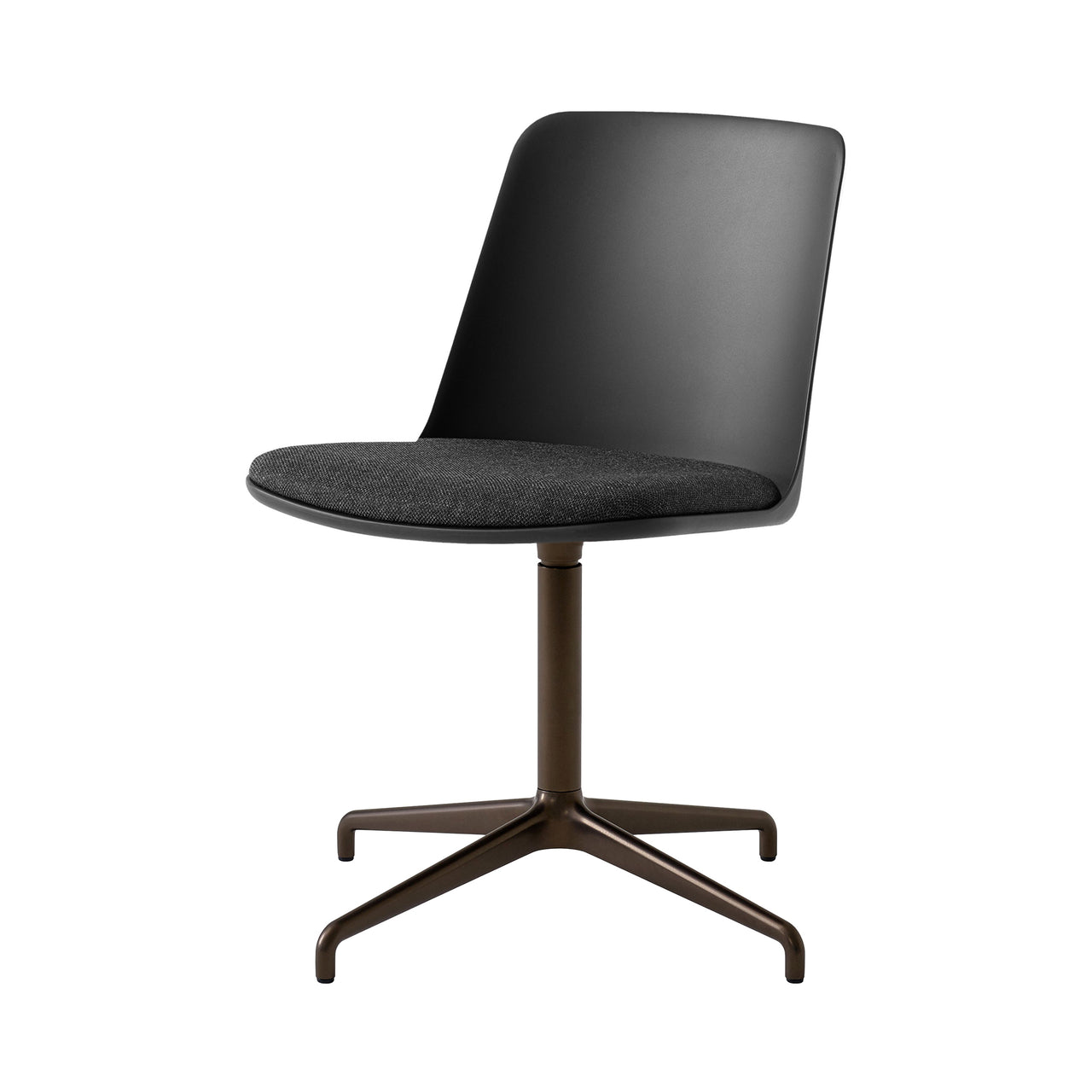Rely Chair HW12: Stone Grey + Bronzed