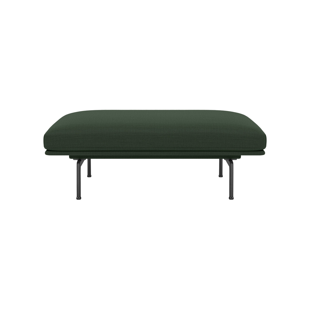 Outline Pouf: Black