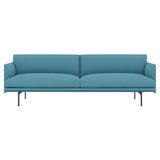 Outline 3-Seater Sofa: Black