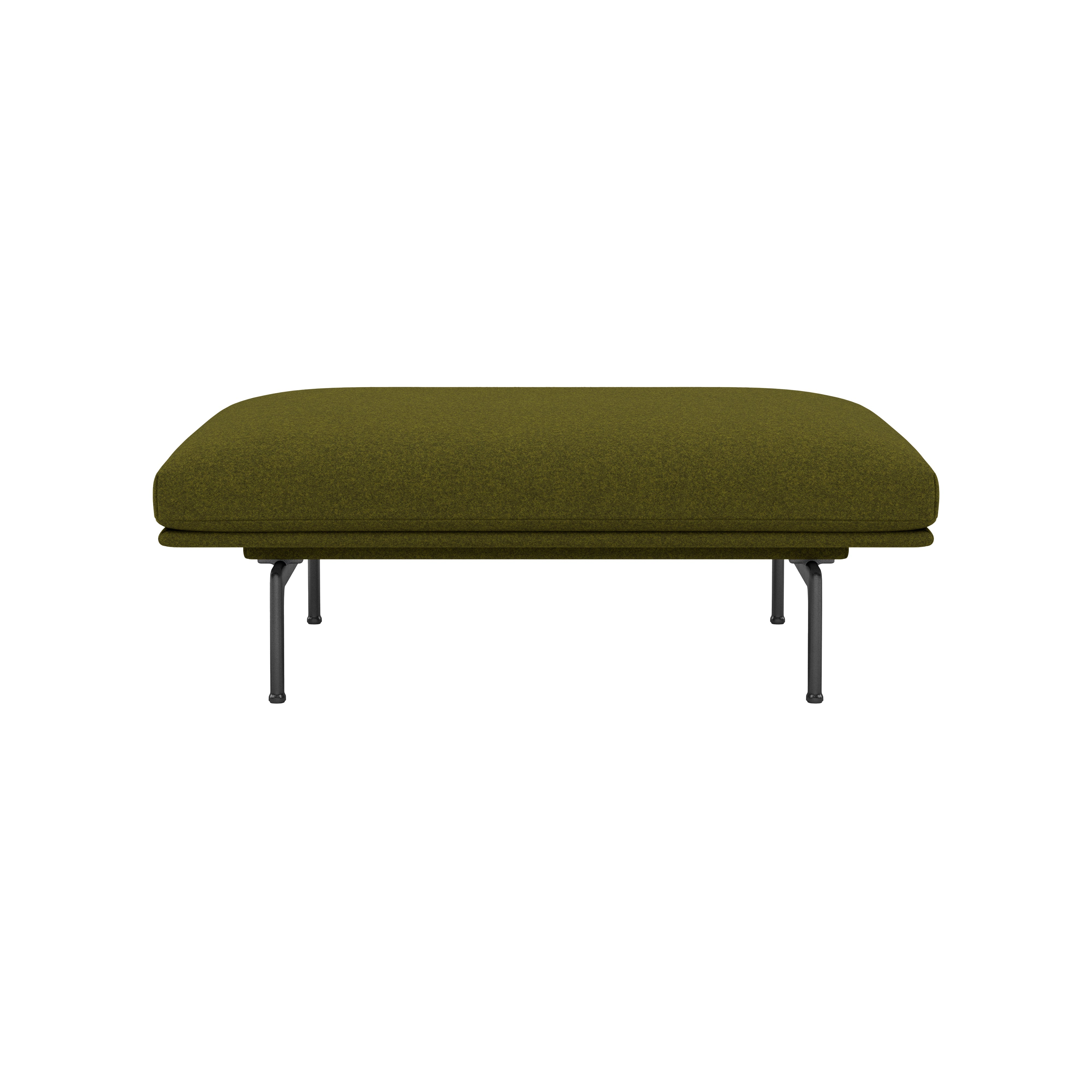 Outline Pouf: Black