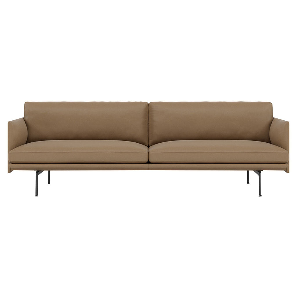 Outline 3-Seater Sofa: Black