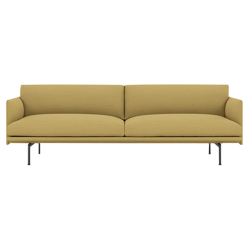 Outline 3-Seater Sofa: Black