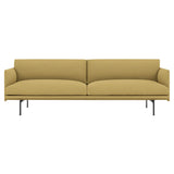 Outline 3-Seater Sofa: Black