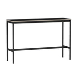 Base High Table: 160 + High + Narrow + Black Laminate + Plywood Edge + Black