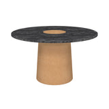 Sintra Dining Table: Black Marble