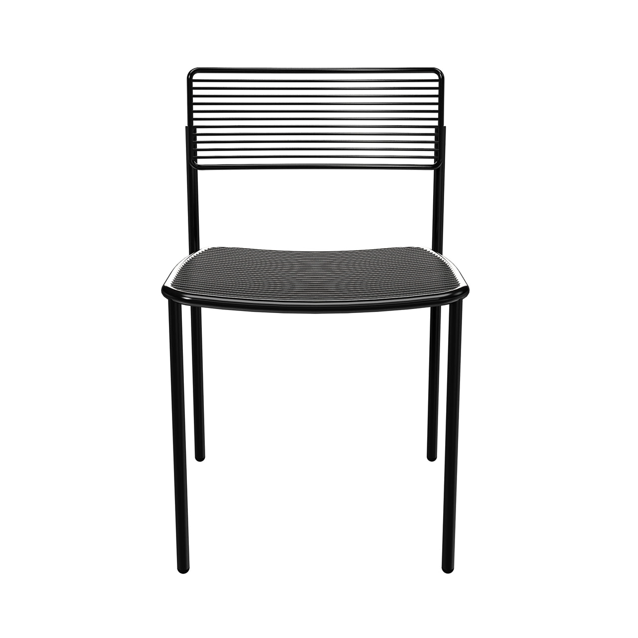 The Rachel Chair: Black + Without Seat + Backrest Cushion