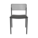 The Rachel Chair: Black + Without Seat + Backrest Cushion