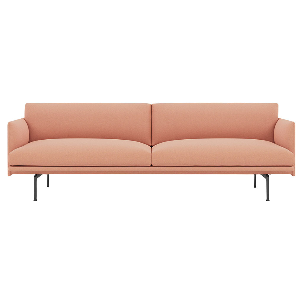 Outline 3-Seater Sofa: Black