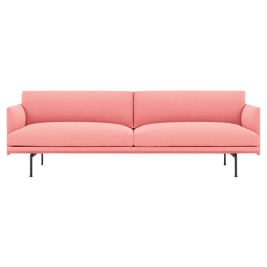 Outline 3-Seater Sofa: Black