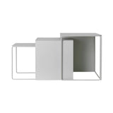Cluster Tables: Set of 3 + Light Grey