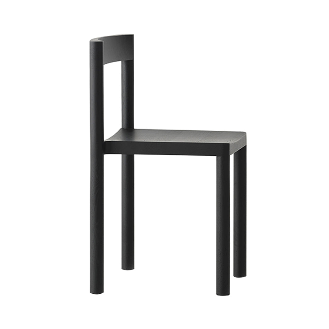 Pier Chair: Stacking + Black Stained Oak
