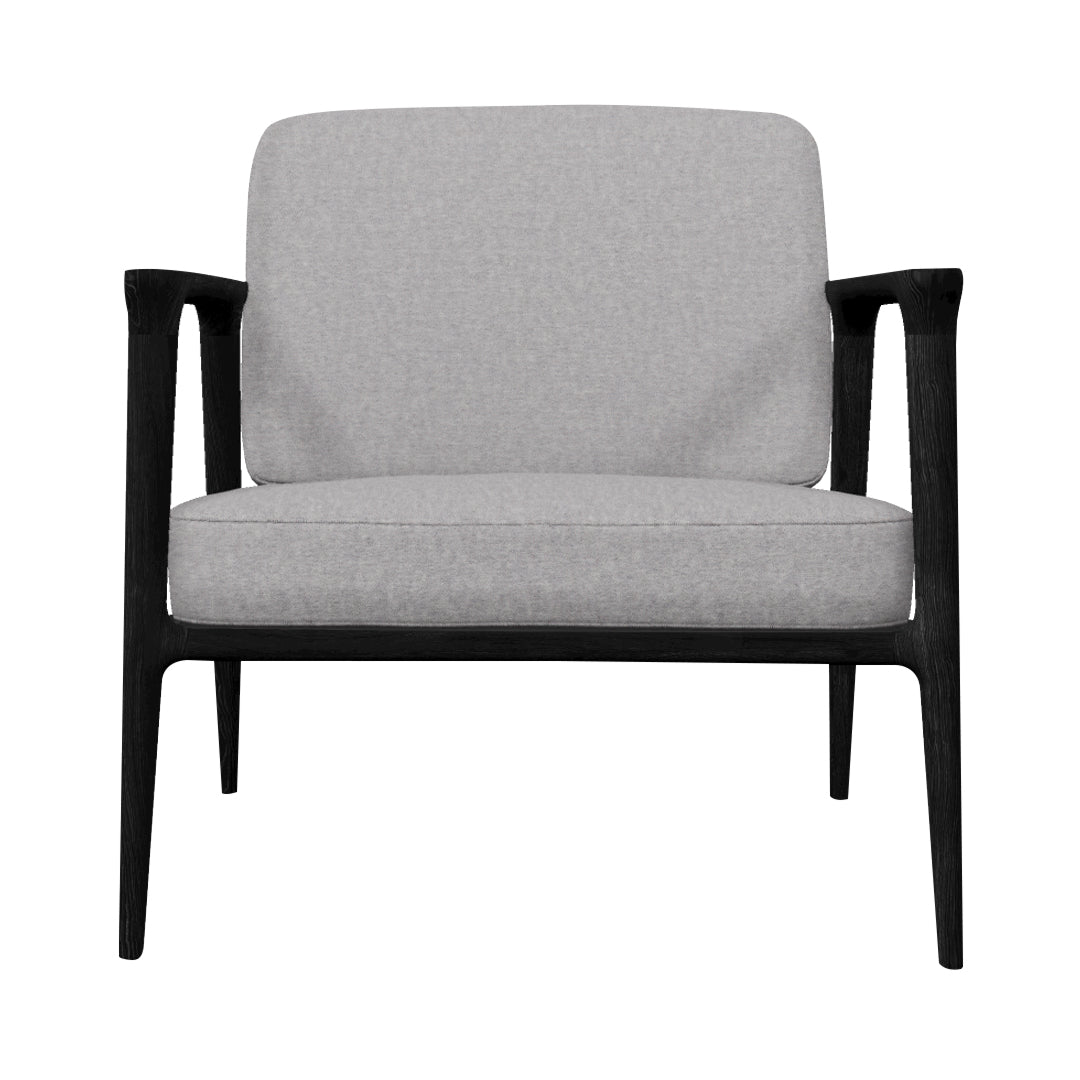 Zio Lounge Chair: Black Stained