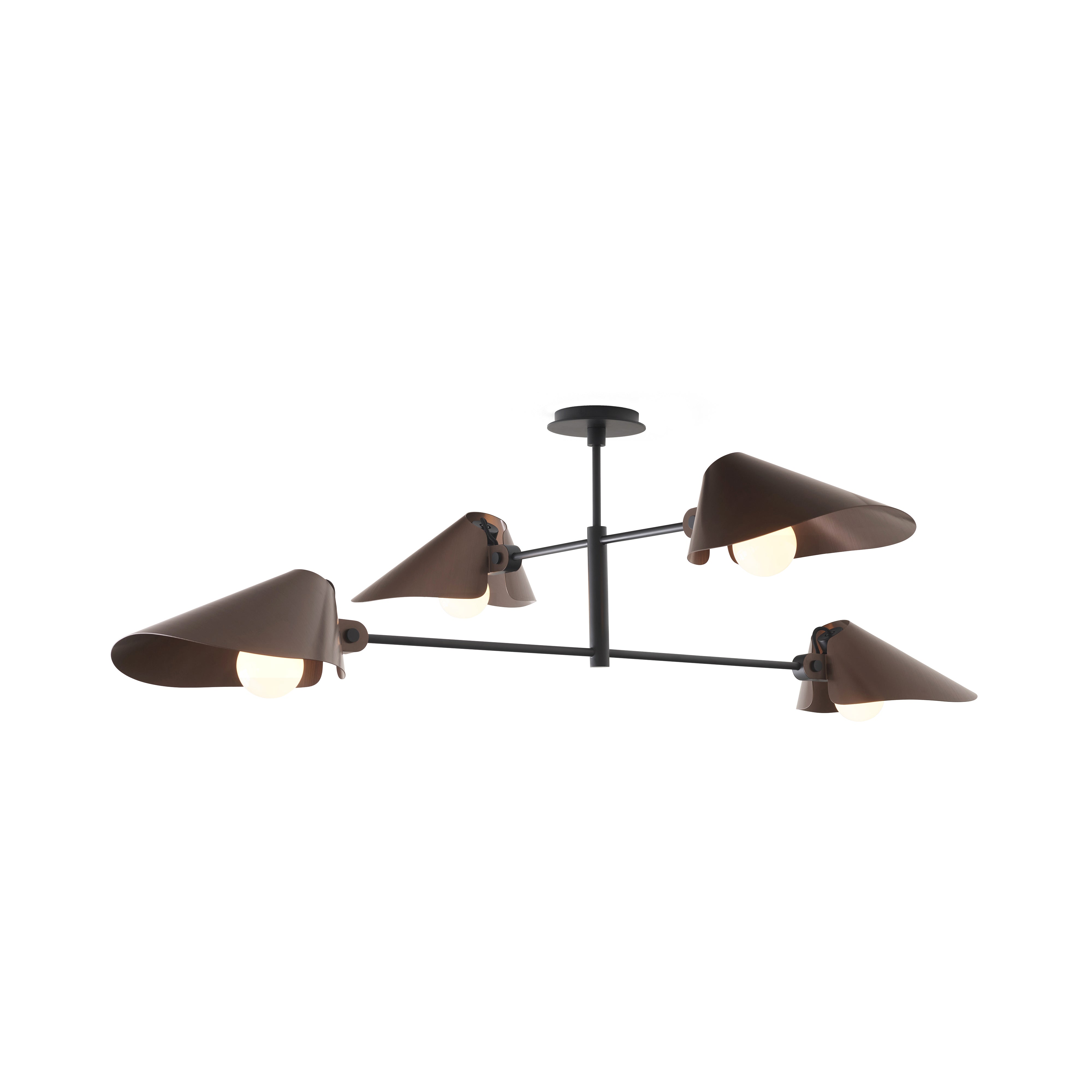 Bonnet Copenhagen SC91 Chandelier: Bronzed + Black
