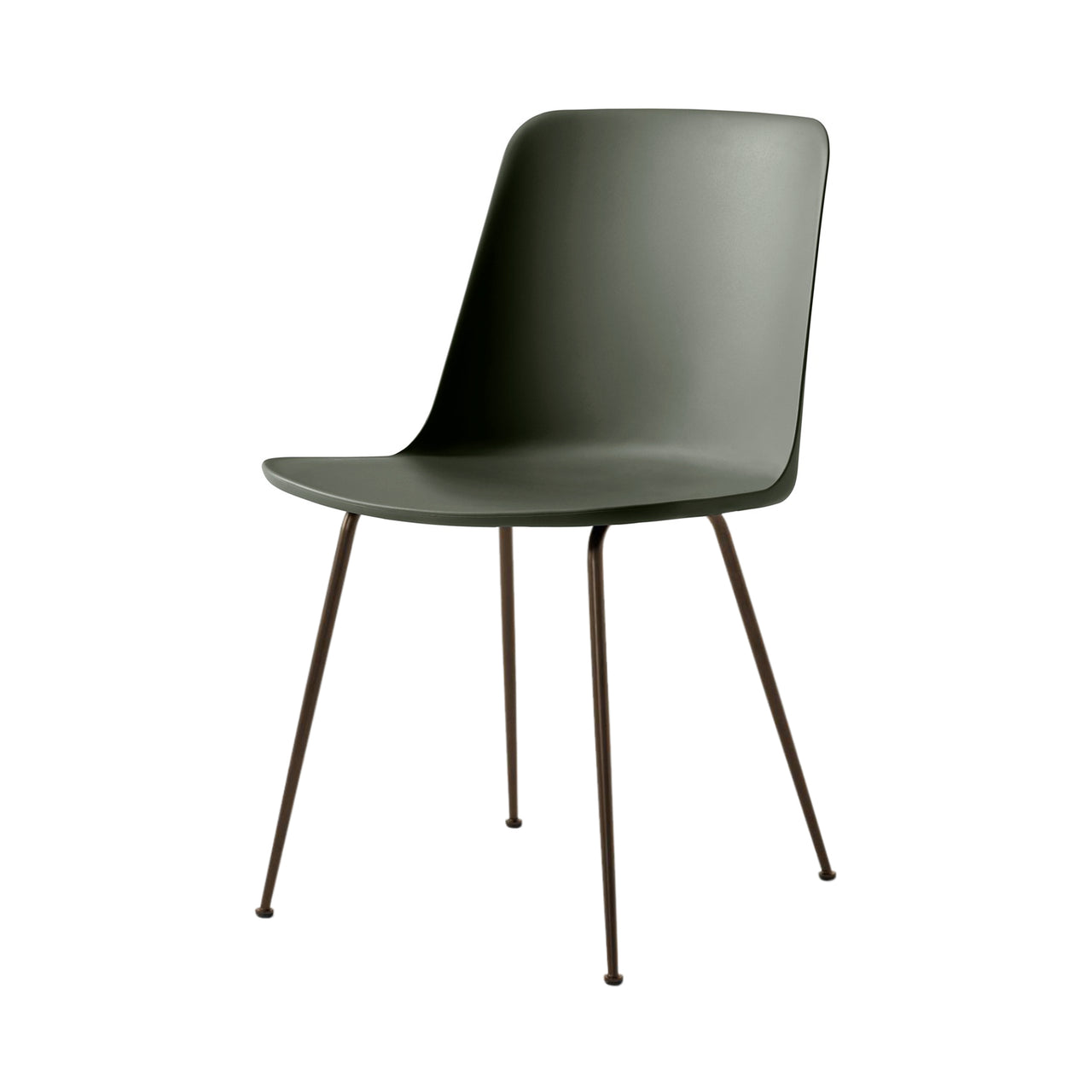 Rely Chair HW6: Set of 4 + Bronze Green + Bronzed