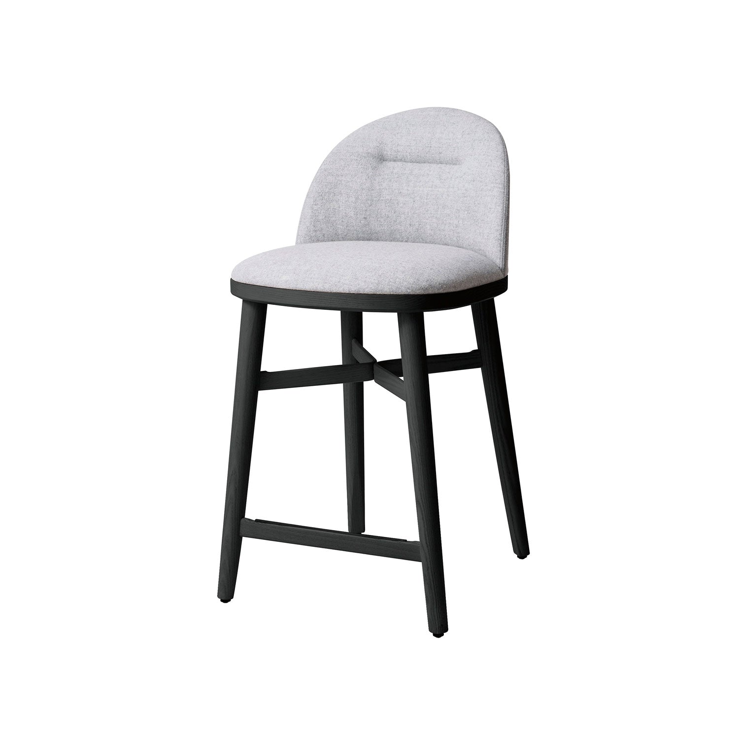 Bund Bar + Counter Chair: Counter + Black Oak