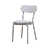 Castor Chair Plus with Pad: Grain Grey Oak + Grey