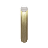 Ce Petite Wall Lamp: Long + Chrome + Verdigris