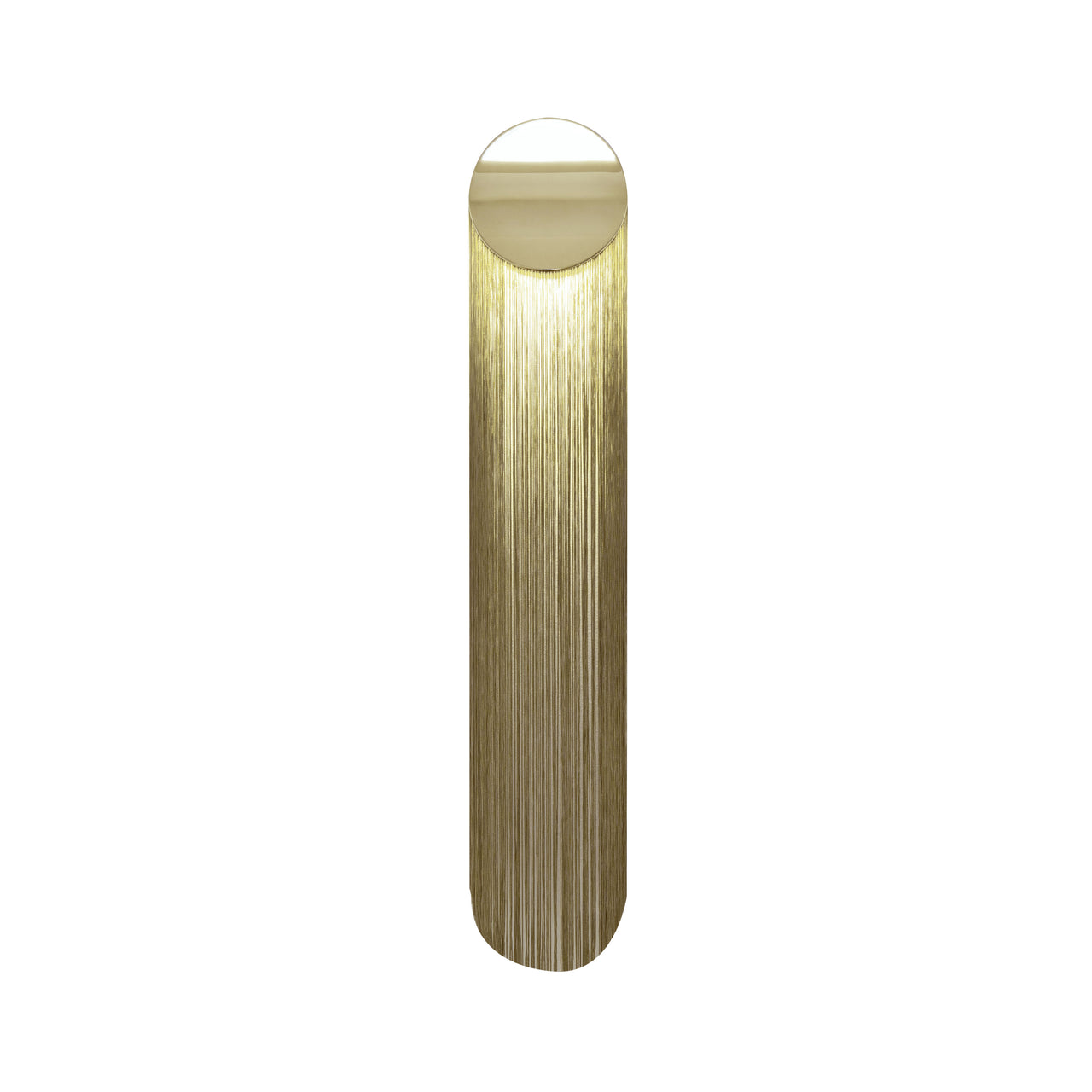 Ce Petite Wall Lamp: Long + Gold + Verdigris