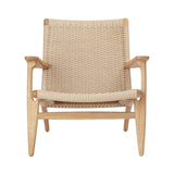 CH25 Lounge Chair: Natural + Oiled Oak