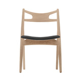 CH29P Sawbuck Chair: Oak + White Oiled Oak