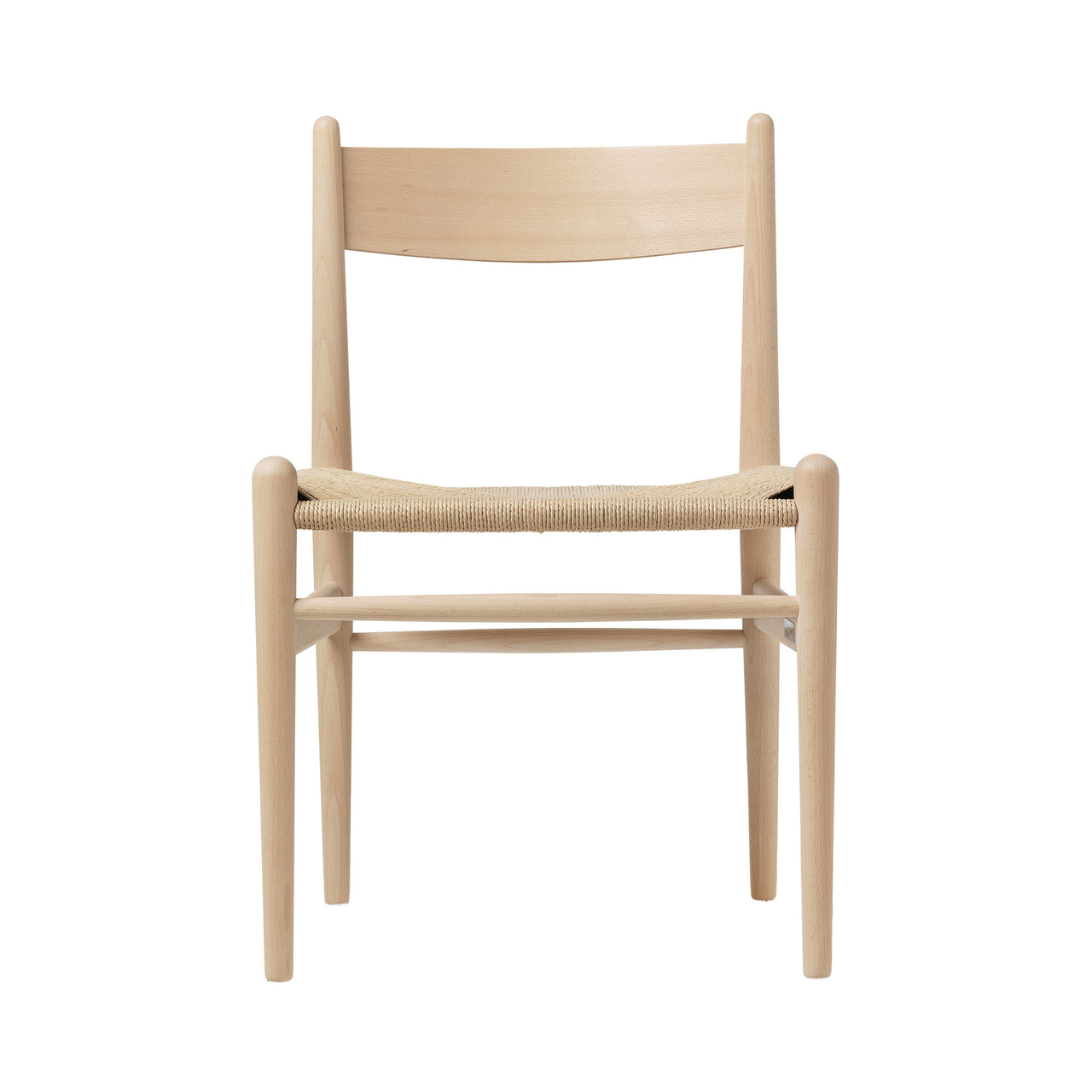 CH36 Dining Chair: Natural + Soaped Beech