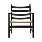 CH44 Lounge Chair: Natural + Black Oak