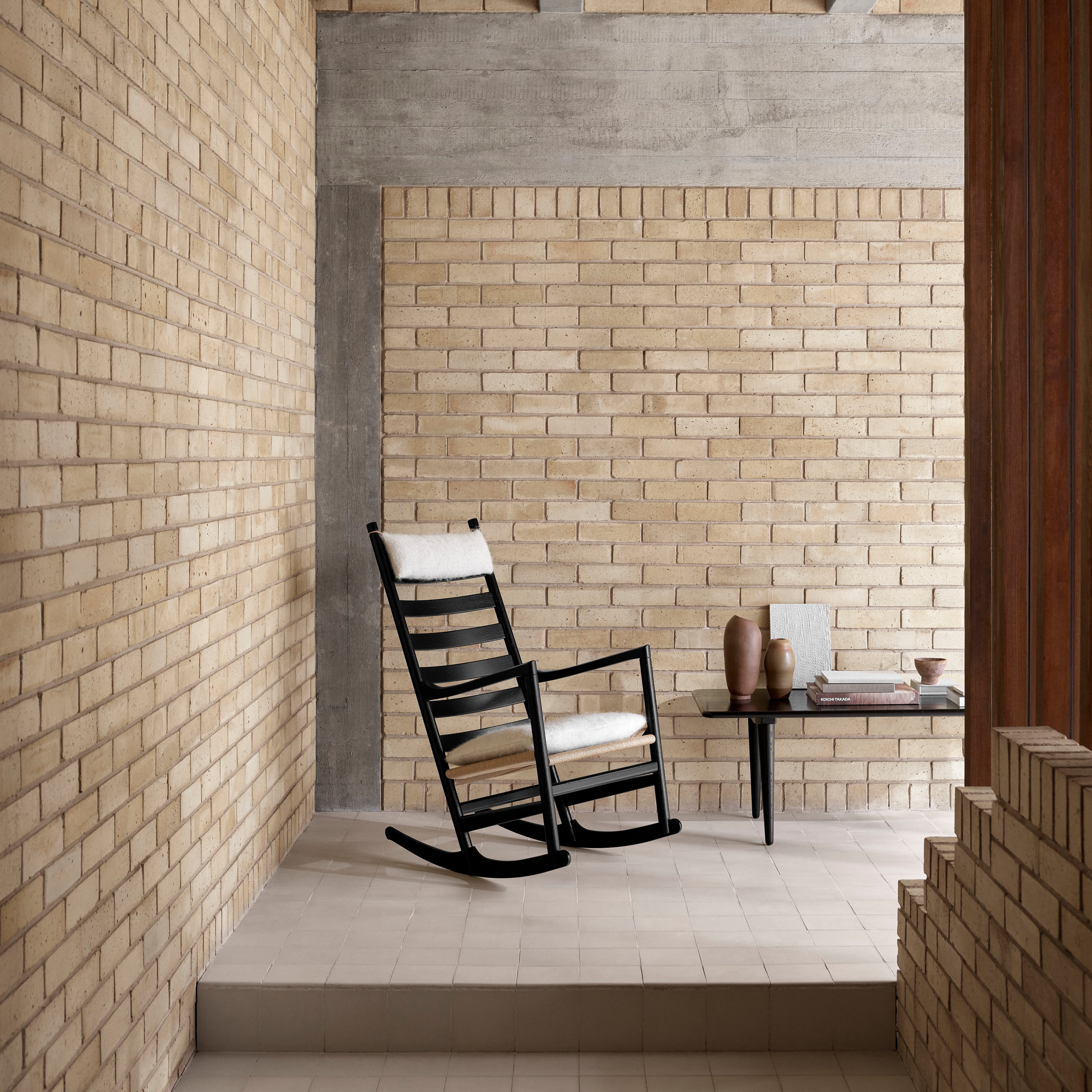 CH45 Rocking Chair with Cushion