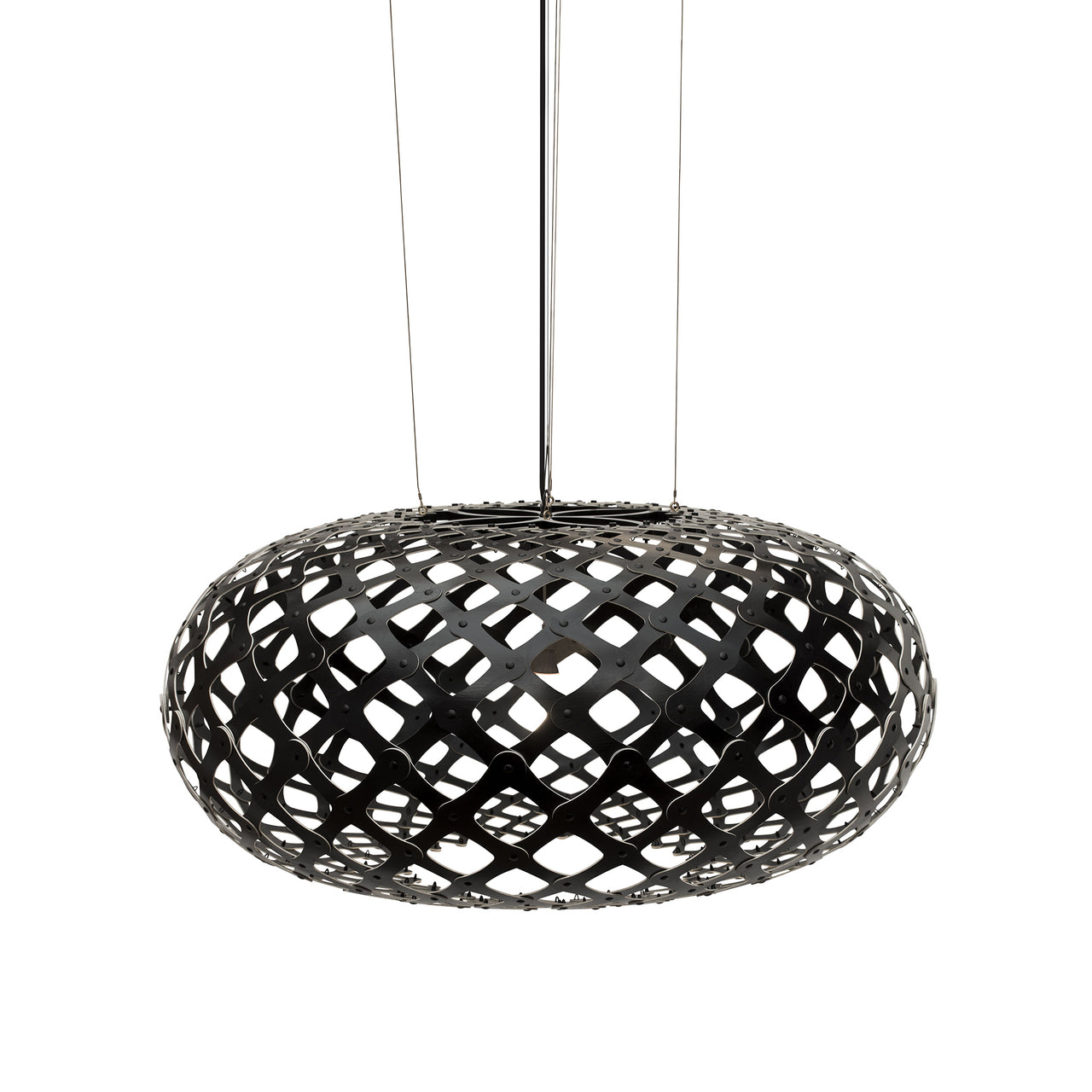 Kina Pendant Light: Extra Large + Black + Black