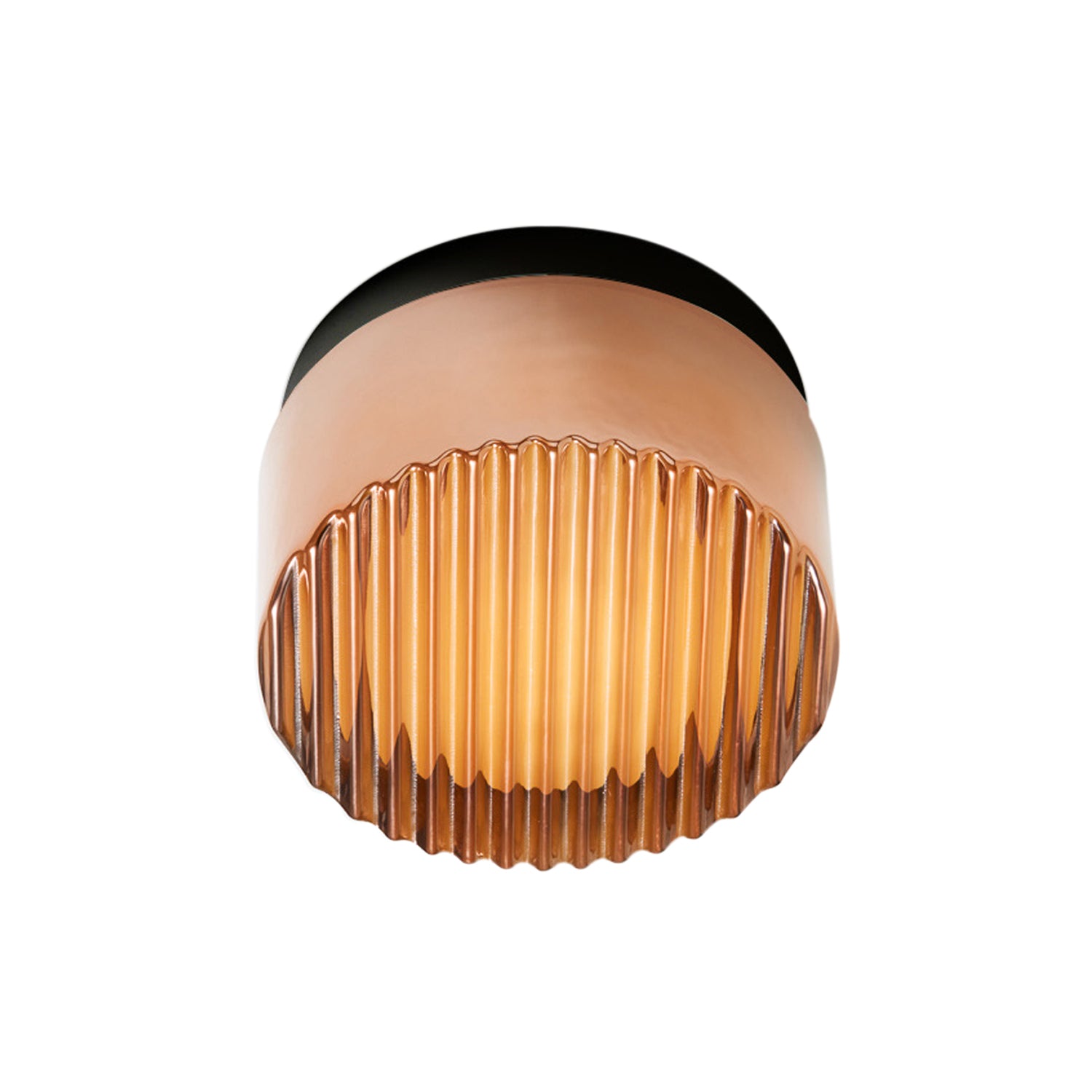 Crisp IP65 Flush Mount: Chrome Exterior + Black Anodized