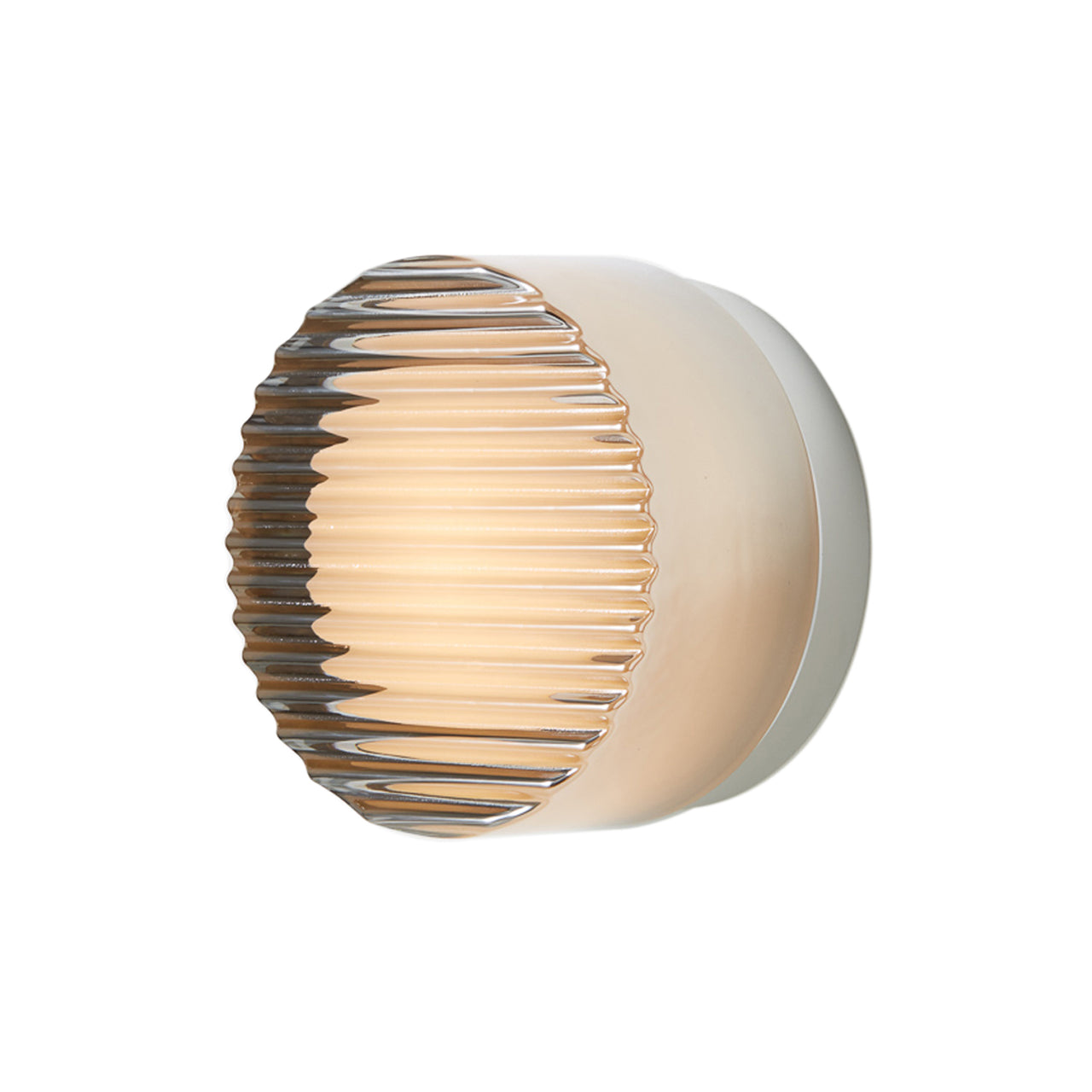 Crisp Sconce: Crisp Flush Mount + Natural Anodized
