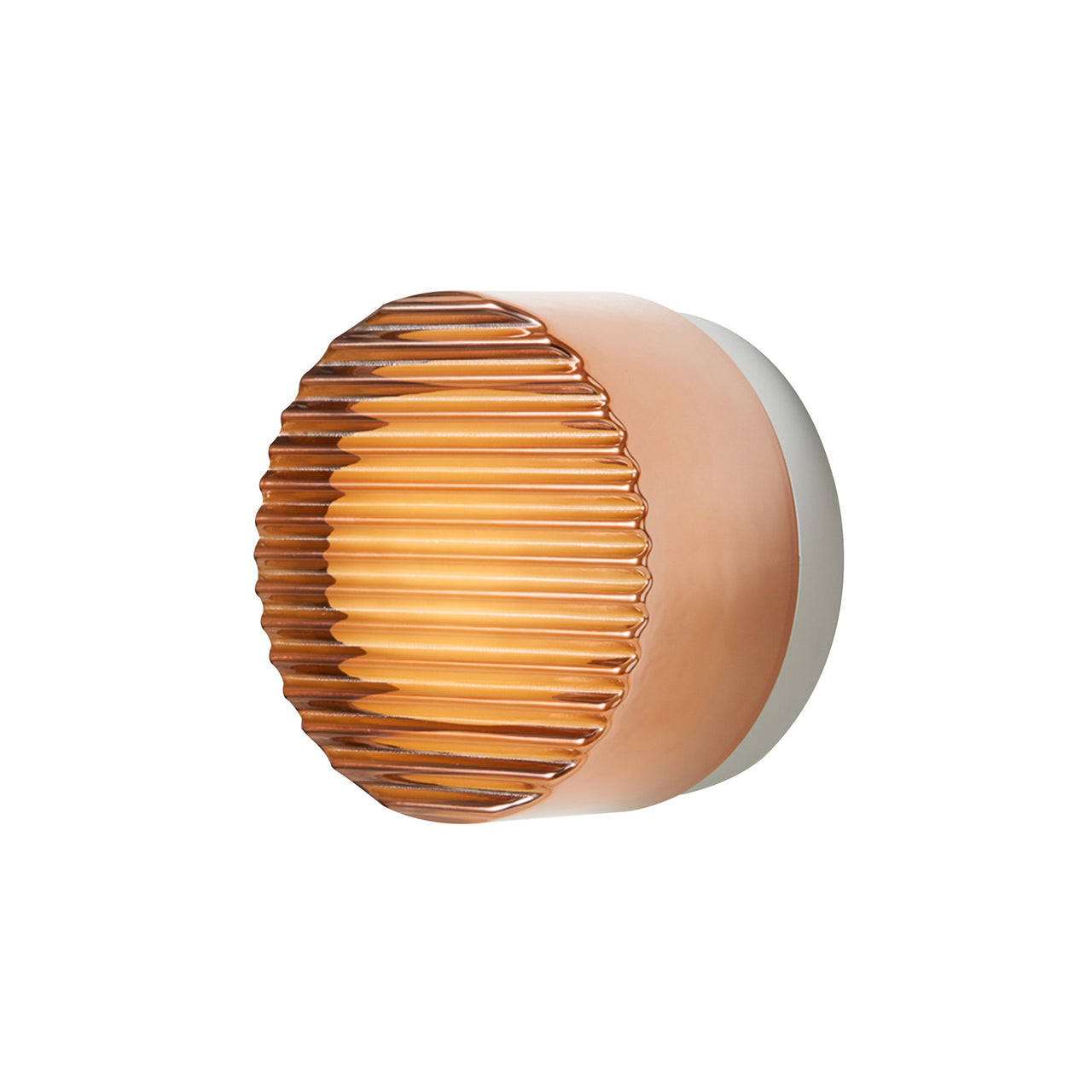 Crisp IP65 Sconce: Chrome Exterior + Natural Anodized