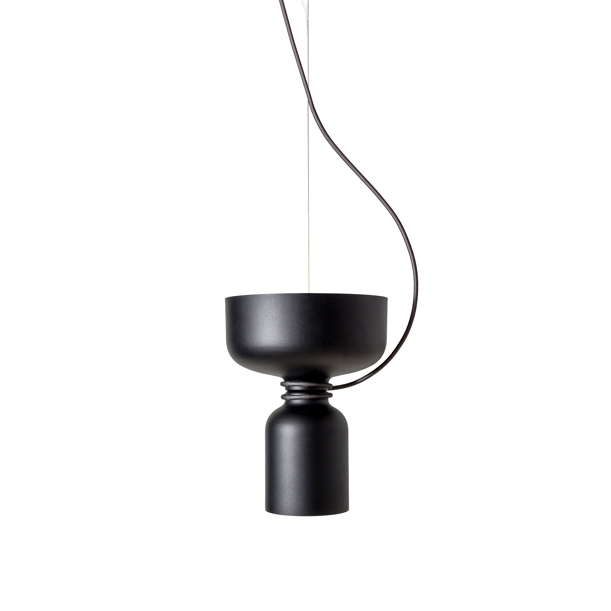 Spotlight Volumes Pendant Light: C+A + Black