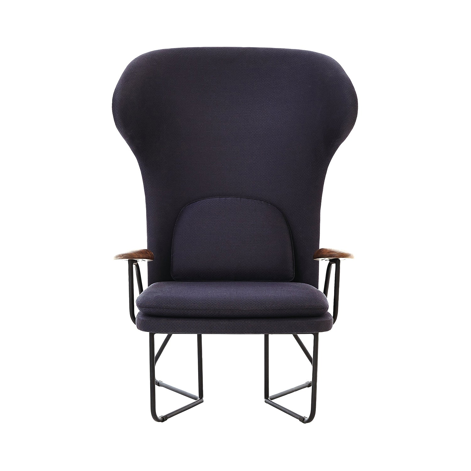 Chillax Highback Lounge Chair: Natural Oak