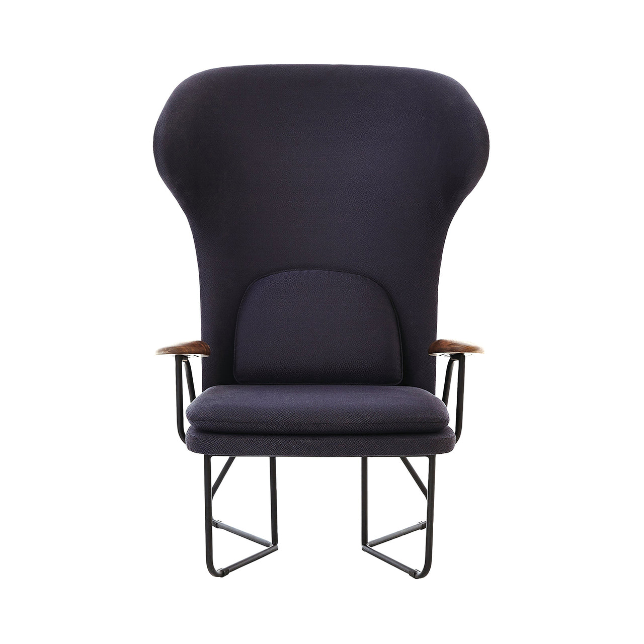 Chillax Highback Lounge Chair: Natural Oak