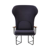 Chillax Highback Lounge Chair: Natural Oak