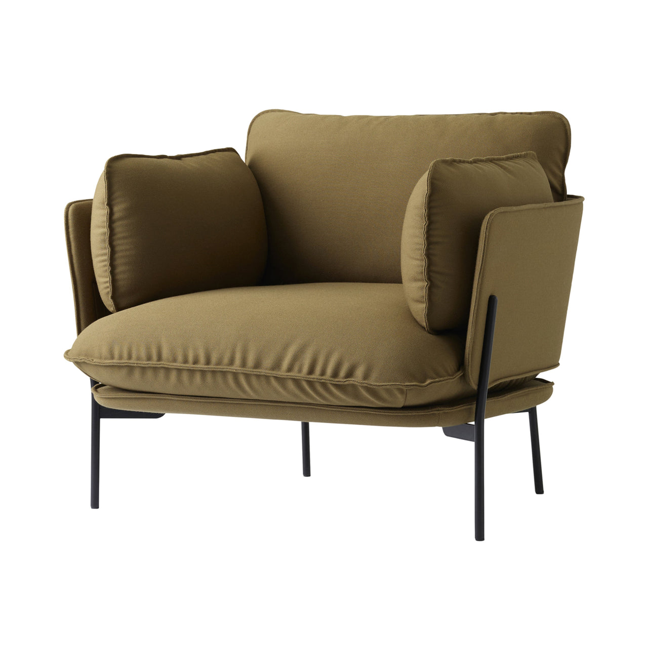 Cloud LN1 Lounge Chair: Warm Black