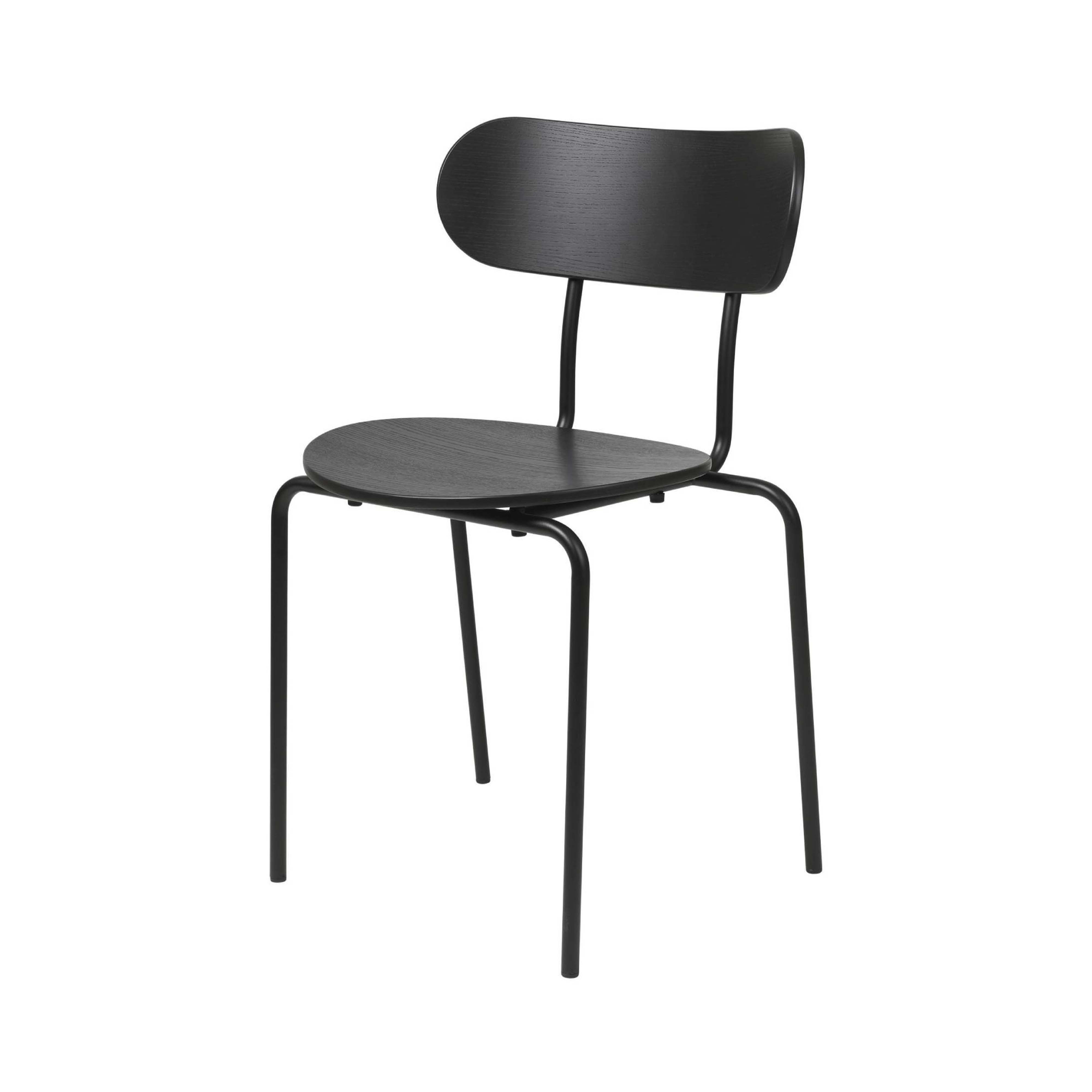 Coco Chair Stacking: Black Ash